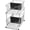 Grey, variant on 2 Tier Cabinet Wire Basket Drawer Organizer, White, Kitchen Storage Rack, Pantry Organizer, Space Saving Shelving Unit