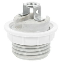 NICEXMAS 1Pcs White Ceramic E27 Light Socket for Ceiling Lights and Lamp Fixtures Home Lighting