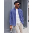 thumbnail image 2 of COOFANDY Oxford Shirts for Men Long Sleeve Mens Dress Shirts Casual Button Down Shirts with Front Pocket, 2 of 6