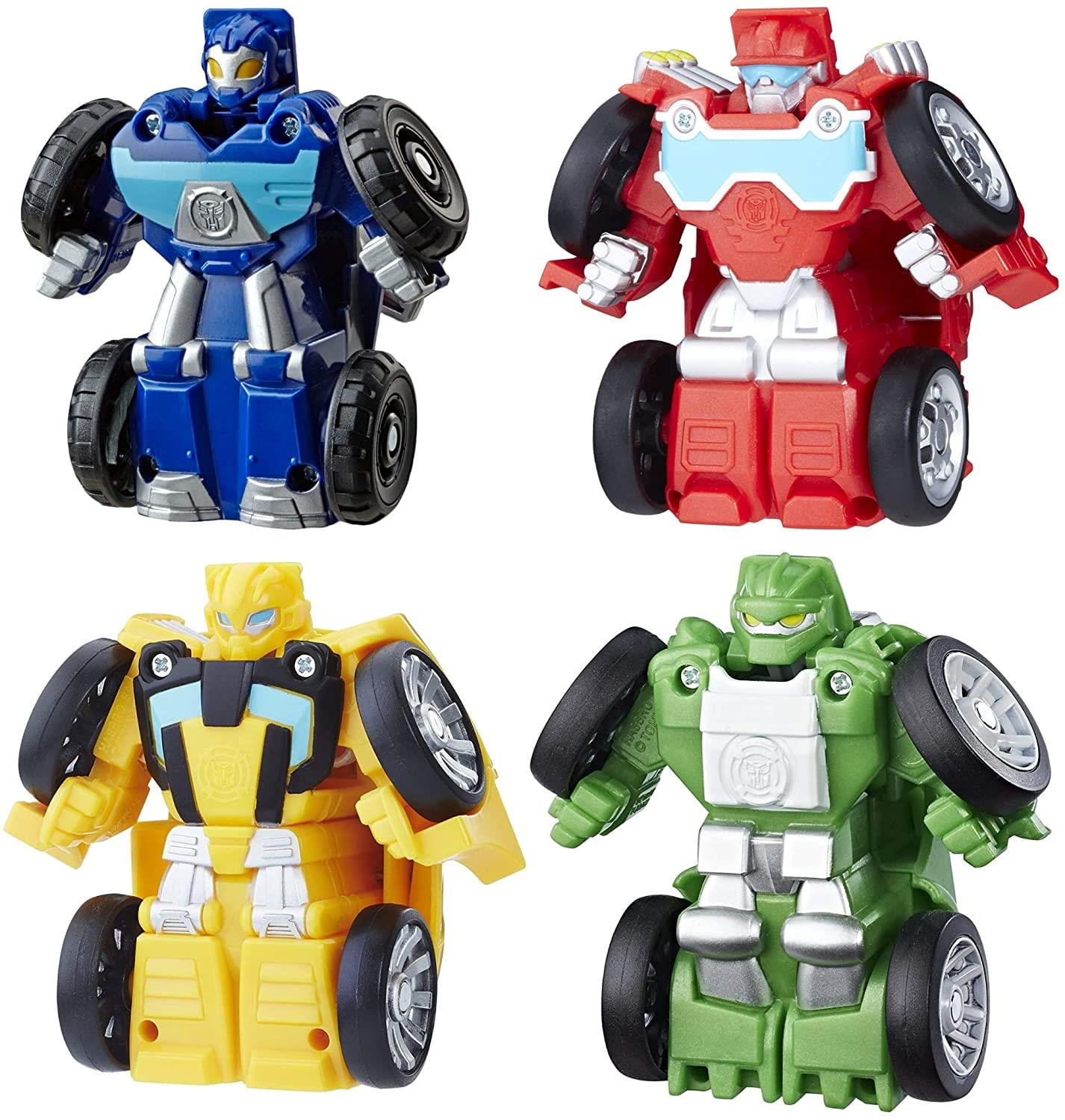 Transformers Rescue Bots Flip Racers 4-Pack Heatwave Boulder Whirl