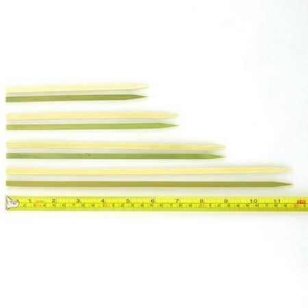 8' Premium Bamboo - BambooMN Brand - Premium Flat Style Bamboo BBQ Skewers, 10