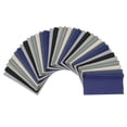thumbnail image 1 of Paquetes de tela de algodón Uxcell, 35 piezas de 10 x 10 pulgadas, cuadrados de tela precortados de color sólido para costura, patchwork, quilting y manualidades DIY, azul oscuro, 1 of 6