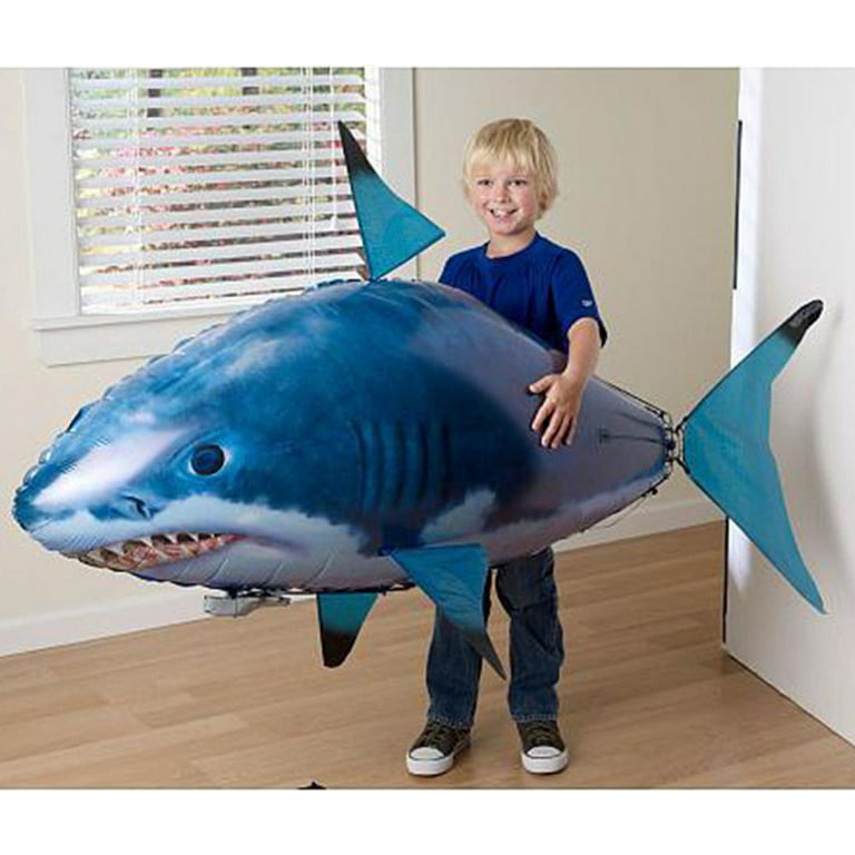 Remote Control Shark Balloons, Air Swimming Fish Helium Balloon RC Animal  Toy, Kids DIY Inflatable Balloon Toy, Christmas Gift 