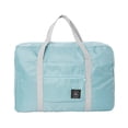 thumbnail image 1 of Bolso sólido en color impermeable bolsas de viaje plegables equipaje portátil azul, 1 of 8