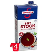 Swanson 100% Natural, Gluten-Free Beef Stock, 32 oz Carton