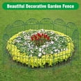 thumbnail image 6 of 24Panels Collapsible Garden Fence Animal Barrier, 26 Ft(L) x 24 in(H) Green Rustproof Metal Wire Panel Border for Dogs Rabbits, Flower Edging for Landscape Patio Yard Outdoor Decor, Arched, 6 of 7