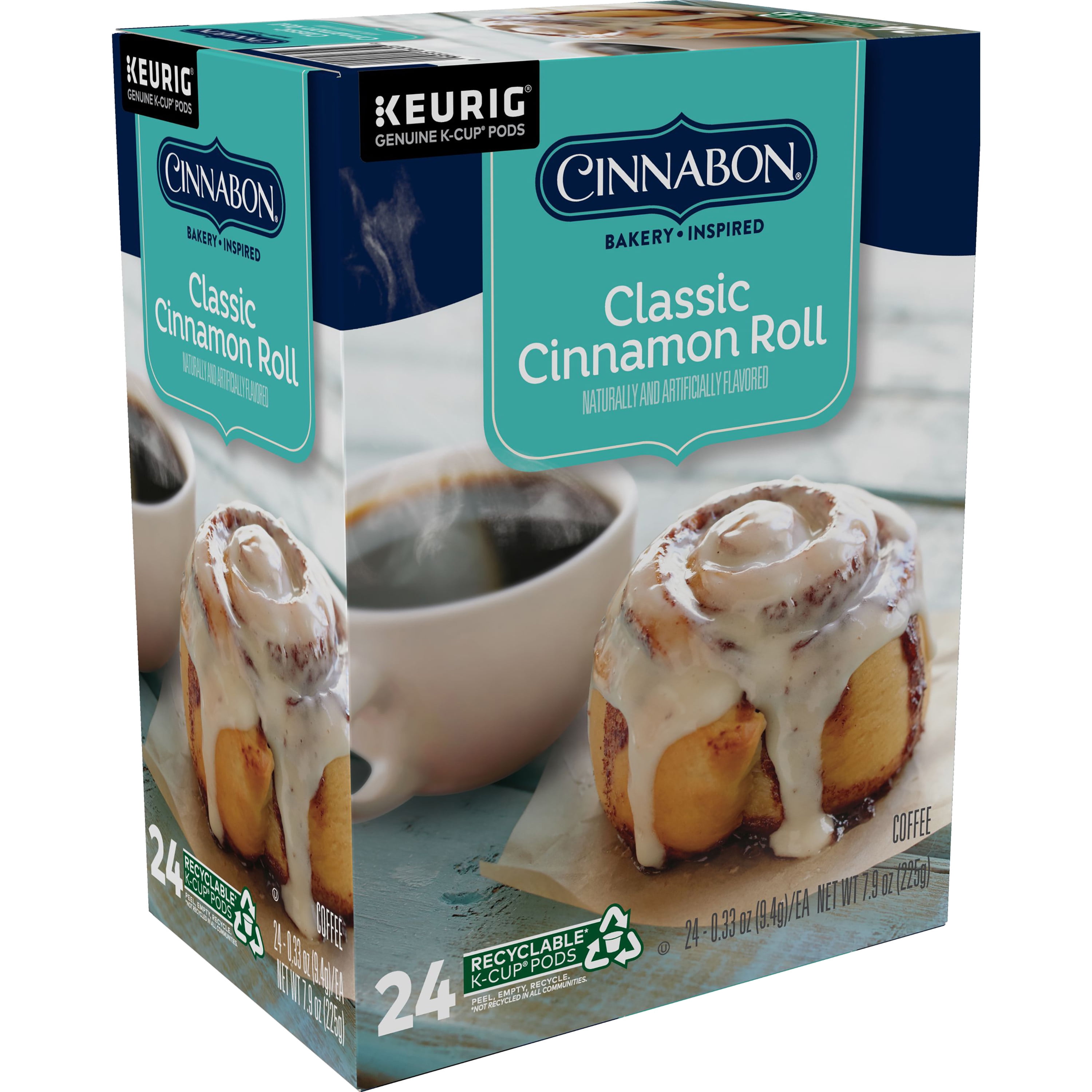 9277円 【日本未発売】 24 Count Pack of 4 Cinnabon Classic Cinnamon Roll Single-Serve Keurig K-Cup Pods Flavored Coffee 96 4x24 count