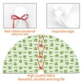 thumbnail image 4 of Picia Green Avocado Print Christmas Tree Skirt , Christmas Tree Skirt Ornaments for Merry Christmas Holiday Party Decorations Indoor Outdoor-36", 4 of 7
