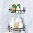 thumbnail image 6 of Tnobhg 15Pcs Shower Caddy Adhesive Replacement Bathroom Shower Shelf Strong Adhesive Traceless No Drilling Hook Adhesive Sticker Kitchen Rack Adhesive Patch Household Supplies, 6 of 7