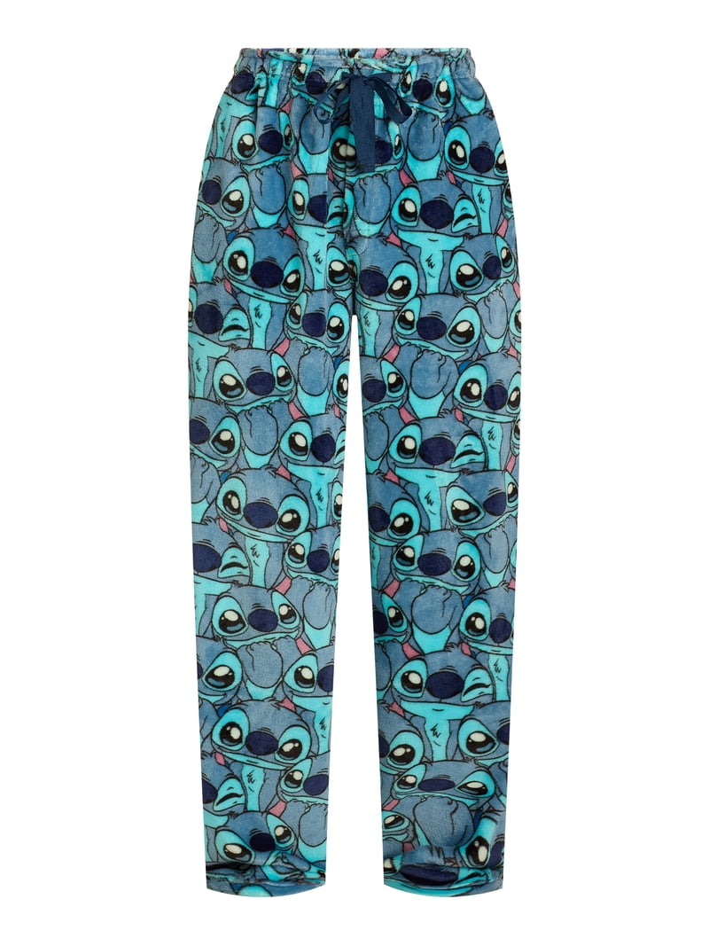 Lilo & Stitch Men's Superminky Pajama Bottoms with Pockets, Sizes