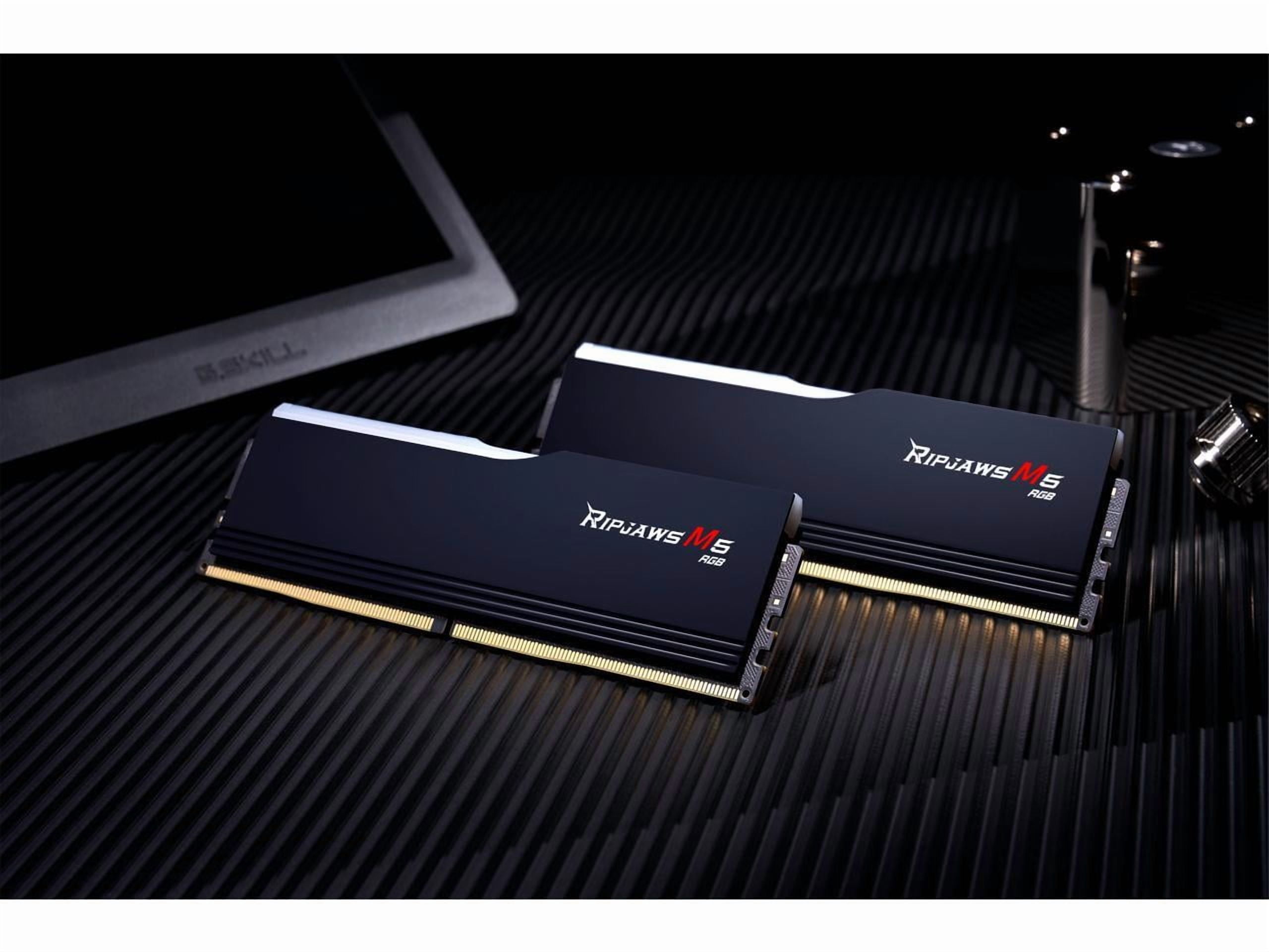 G.SKILL Ripjaws M5 RGB Series, 64GB DDR5 6400 Desktop Memory, CAS