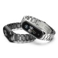 thumbnail image 4 of For Xiaomi Mi Band 6 / 5 / 4 / 3 Mijobs CS Metal Three Bead Stainless Steel Watch Band(Silver), 4 of 4