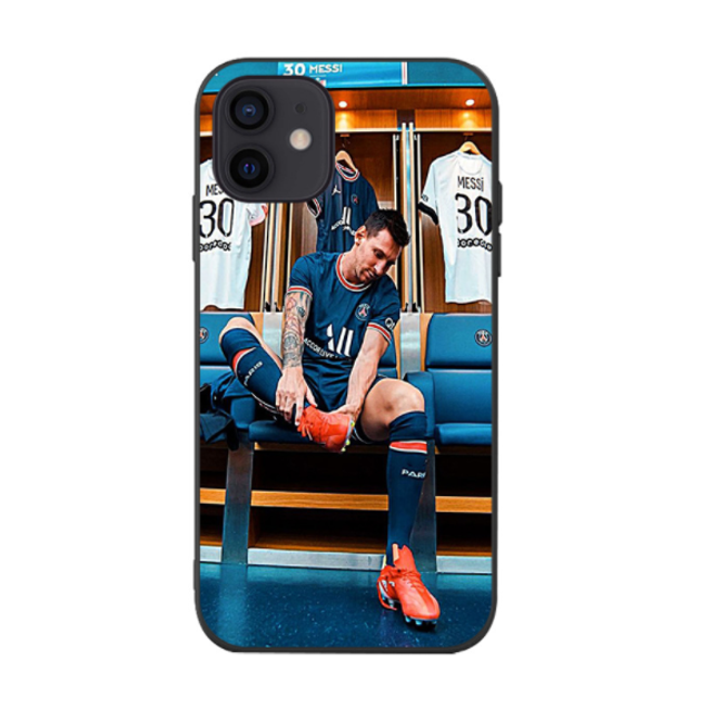 iPhone 12 13 14 Mini Pro Max phone case, Football star Messi 30# MBAPPE 7# Iphone case