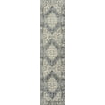thumbnail image 2 of JONATHAN Y WASHABLE 2 x 8 Runner Rug, Pavel Distressed Medallion - Blue/Cream, WSH317A-28, 2 of 9