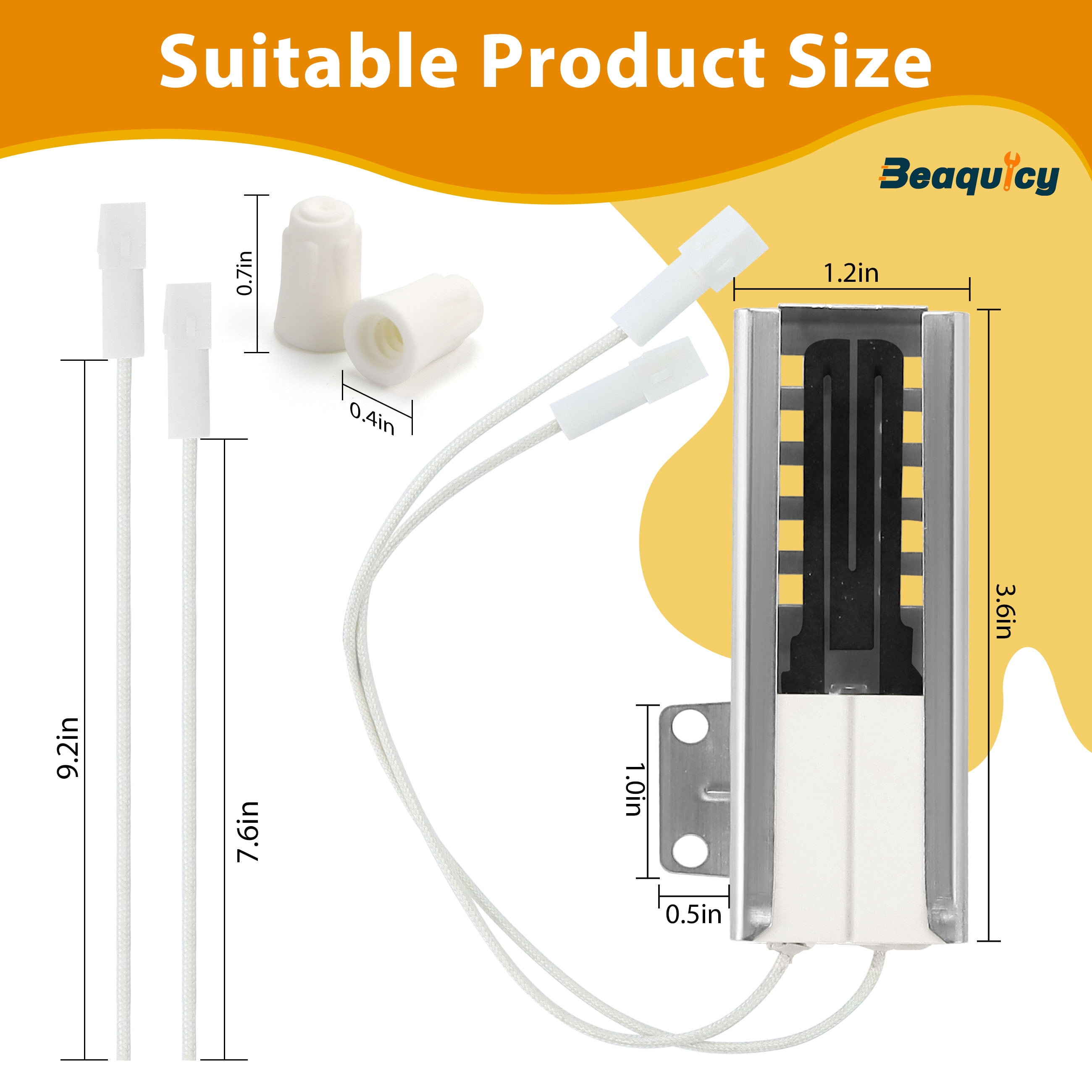 Beaquicy DG94-01012A Oven Igniter Replacement Compatible for DG94-01012A
