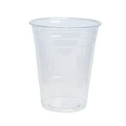 SOLO Cup Company Plastic Party Cold Cups, 16 oz, Clear, 100 pack