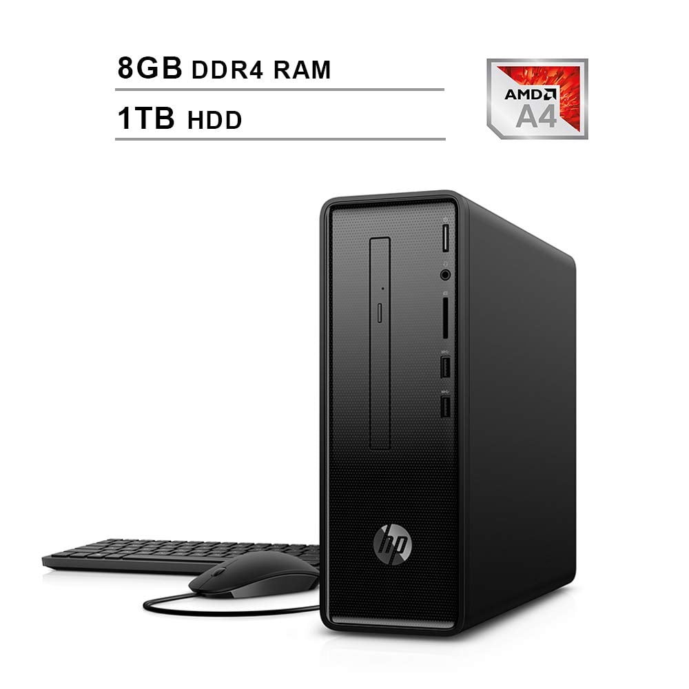 2020 Newest HP Slim Desktop Computer (AMD Dual Core A49125 up to 2