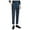 A-Navy193, variant on XIAONU Dress Pants For Men Formal Slim Fit Straight-Leg Pants Belted Waist Business Work Pants
