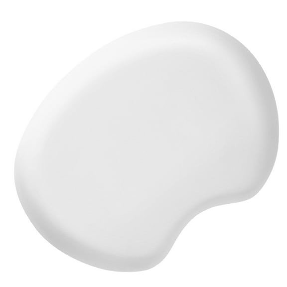 KALLORY White Bathtub Pillow with PU Material, Neck and Back Support, Soft Comfortable Bath Cushion for Soaking Tubs