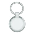 thumbnail image 3 of Blueberries Classy Round Chrome Plated Metal Keychain, 3 of 3