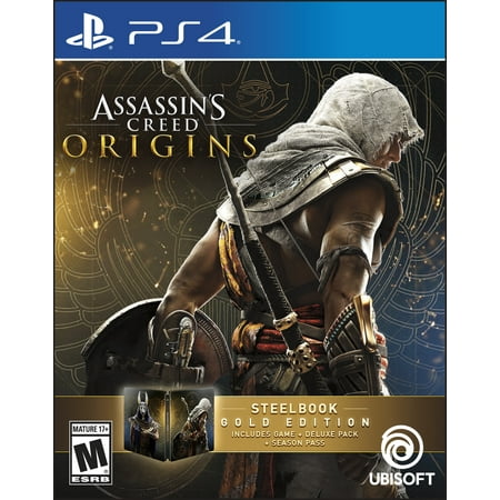 Assassin&amp;#39;s Creed: Origins Steelbook Gold Edition, Ubisoft, PlayStation 4, 887256028527