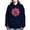 Navy, variant on CafePress - Peace Flower Affection - Pullover Hoodie, Classic & Comfortable Hooded Sweatshirt