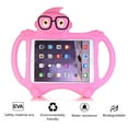 thumbnail image 4 of Allytech Kids Case for Apple iPad 9.7 2018/2017 6th 5th Generation, iPad Air 1 2, iPad Pro 9.7, Soft EVA Rubber Handle Stand Full Protection Shock-Absorbing Kids Toddler Children Friendly, Pink, 4 of 5