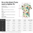thumbnail image 4 of Bixox Men's Floral Vintage Printed Short Sleeve Skinny Athletic T-Shirt, 4 of 6