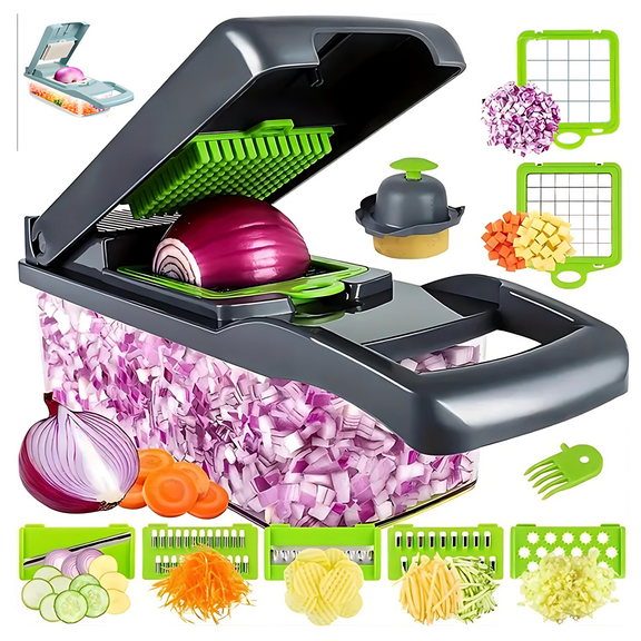 Vegetable Chopper Multifunctional Food Chopper Kitchen Gadget Kitchen Vegetable Slicer Dicer Cutter