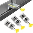 thumbnail image 1 of 3 Pack Sliding Window Locks Sliding Door Locks Child Safety Window Stoppers, 1 of 11