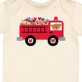 thumbnail image 4 of Inktastic Valentine Fire Truck Heart Bear Boys or Girls Baby Bodysuit, 4 of 5