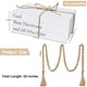 thumbnail image 4 of Libros decorativos OMISHE White Faux Books Rustic Farmhouse, 4 of 7