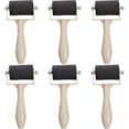 thumbnail image 1 of QUTETN 6Pcs Rubber Brayer Roller for Printmaking & Painting, 1 of 5