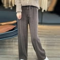 thumbnail image 2 of Pantalon Grand Jambe Droite Drapé en Laine, 2 of 6