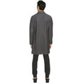 thumbnail image 3 of Todd Synder Mens Double Face Trench Coat, Grey, X-Large, 3 of 3