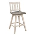 thumbnail image 3 of OakvillePark Roscoe Swivel Counter Height Barstool (Set of 2), White/Gray, 3 of 7