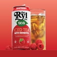 thumbnail image 4 of (12 pack) Ryl Iced Tea Raspberry, Zero Sugar Black Tea, Antioxidant Superblend, 16 fl oz Ready-to-Drink Can, No Artificial Sweeteners, 4 of 9