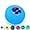 Blue, variant on LOUQIBINE Heka Mini Bluetooth Shower Speaker with LED Light - IPX Waterproof, 3W HD Sound, Suction Cup, Bluetooth 5.0 for Bathroom & Outdoor