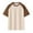Coffee, variant on lmcalzta Mens Cotton Tshirts Crew Neck Loose Fitting Comfy Summer 2025 Short Sleeve Tops Solid Color Basic Tees