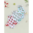 thumbnail image 4 of Aojekbee Toddler Girl Summer Swimsuit Cute Sleeveless Fruit/Animal Print Bathing Suit Infant Swimwear, 4 of 10