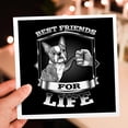 thumbnail image 7 of 3drose, Best Friends for Life Frenchie French Bulldog, 6 Greeting Cards with Envelopes, 7 of 7