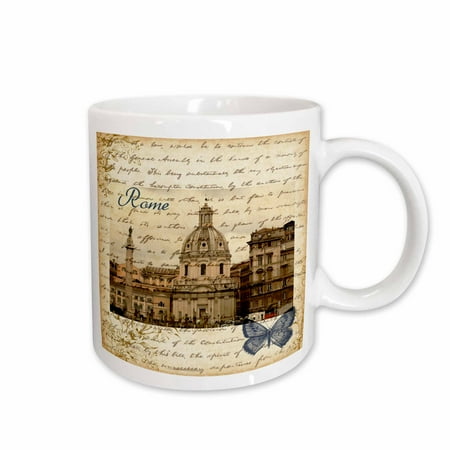 

3dRose Rome Italy vintage Ceramic Mug 15-ounce