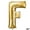 Gold F, variant on BalsaCircle 27" Gold Number 6 Mylar Foil Plain Standing Balloons Birthday Party Decorations