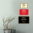 thumbnail image 3 of Classic Framed Office Kitchen Sign (Brushed Silver) - Small, 3 of 5