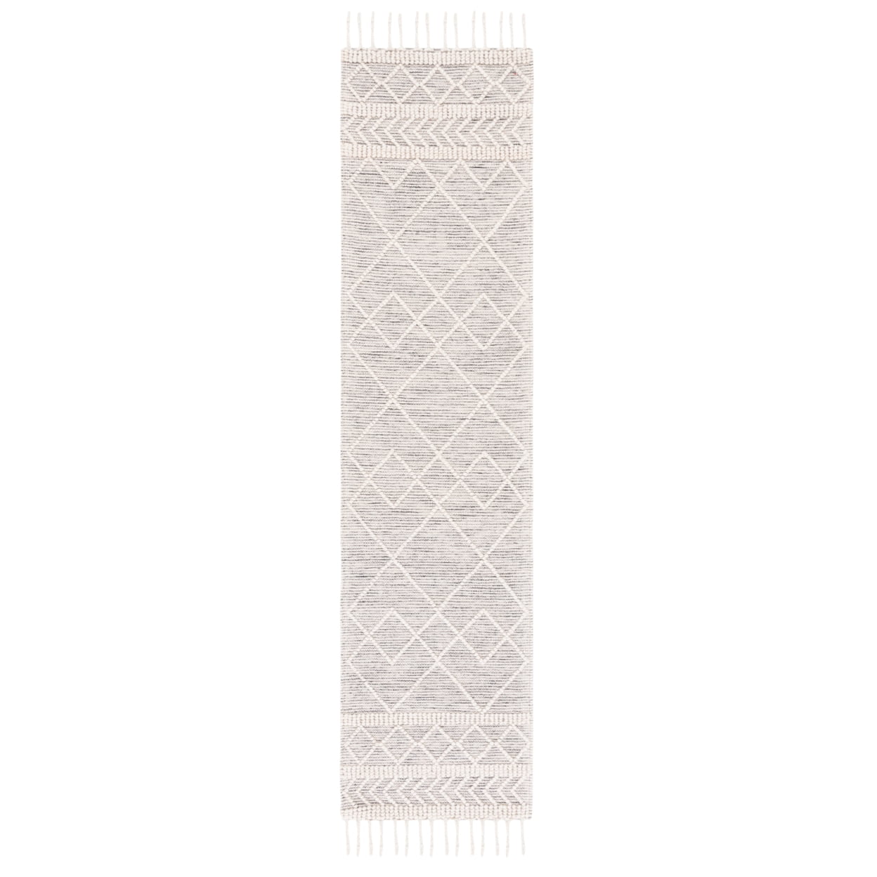 SAFAVIEH Natura Bedelia Geometric Area Rug, Ivory/Black, 4' x 6'