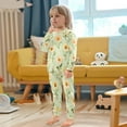 thumbnail image 5 of BZSMCE Unisex Pajama Set Snug-Fit Cotton Sleepwear Floral Mosaic Printed, 5 of 7