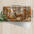 thumbnail image 2 of 1 Pcs 2D Flat License Plate Covers & Frames, Deer in Autumn For Decorative Front, Waterproof For Decoration Aluminum License Plate Covers & Frames Cover For Men Women, 12" X 6", 2 of 6