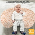 thumbnail image 4 of Grape Tummy Time Pillow, Breathable Nursing Pillows for Breastfeeding, Baby Nursing Pillow for Mom, Removable Cotton Cover, Sitting Support - Leaf, 4 of 8