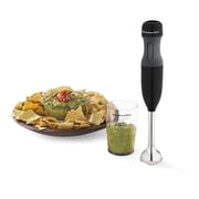 KitchenAid 2-Speed Corded Hand Blender, Onyx Black with Blending Jar and Lid, KHB1231OB