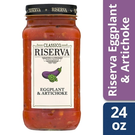- Classico Riserva Pasta Sauce Eggplant & Artichoke 24 oz Jar
